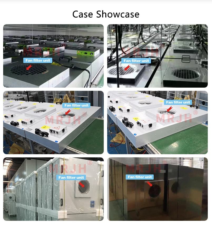 BFU Bottom-Access Fan Filter Unit| Large-Capacity HEPA Filtration System for ISO Cleanrooms