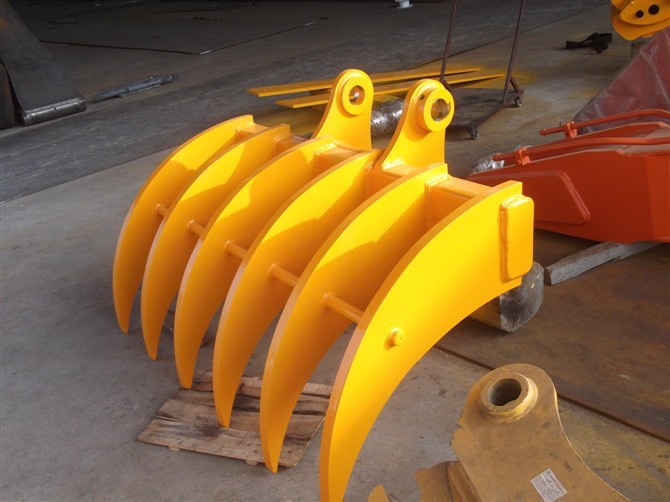Q460 Excavator Brush Rake Attachments For Farm Job
