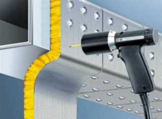 Cup Head Insulation Welded Pins With 30 Mm Round Base For HVAC Duct Insulation