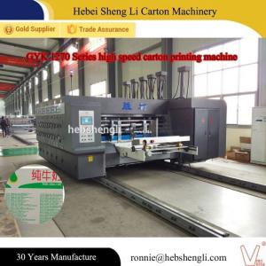 China PLC Control Flexographic Box Printing Machine CE ISO Certification wholesale
