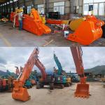Telescopic Boom Wheel Excavator With Better Welding Performance