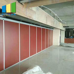 China Hotel Acoustic Temporary Sound Proof Partitions Sliding Folding System wholesale