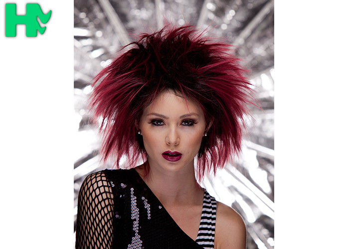 Crazy Style Synthetic Cosplay Wigs Black And White Color For Halloween Wigs