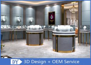 China 3D Design Store Jewelry Display Cases In Custom Size Logo / Jewellery Shop Furniture wholesale