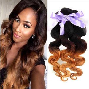 China Ombre Body Wave Brazilian Virgin Human Hair 10-32&quot; For Black Women wholesale