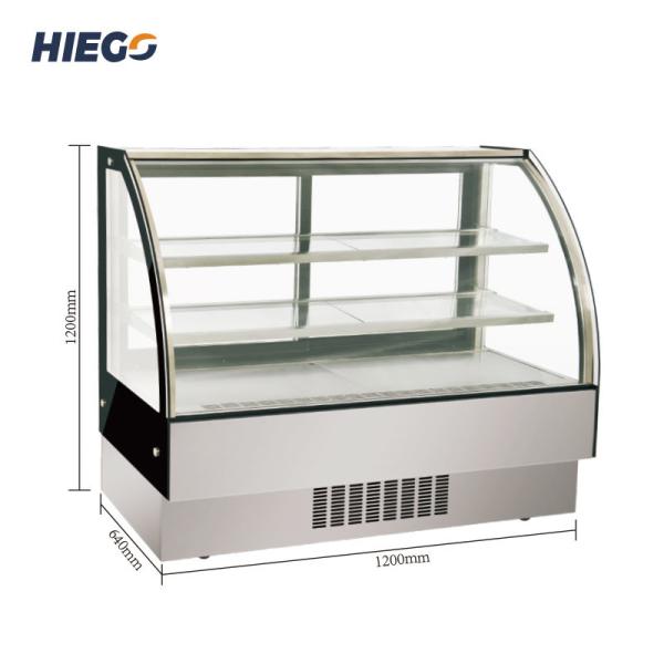 310l 390l Counter Top Cake Display Chiller Stand Refrigerator Table Top Cake