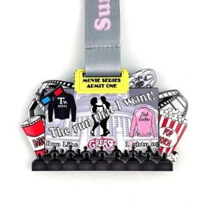 China UV Printing Fun Running Medals Excellent Characteristics Of Waterproof And Wear Resistant wholesale