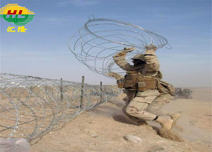 BTO-22 Concertina Razor Wire Coils High Tensile Ss 304 Stainless Steel 316 Hot Dipped Galvanized