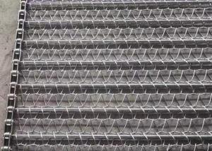 China Flexible Spiral Mesh Belt Acid Resistance For Fast - Frozen Food Industry wholesale