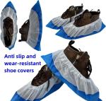 Surgical Non-Woven PP/PE/CPE Disposable Shoe Cover for Food Processing CE