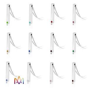 China Rustproof Stainless Steel Cuboid Bar Mens Pendant Necklace wholesale