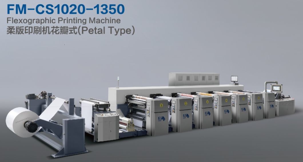 Multi-Color Servo Drive Flexographic Printing Machine