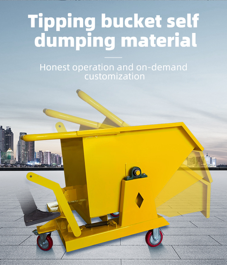 Forklift Waste Tipping Bin Industrial Scrap Bins