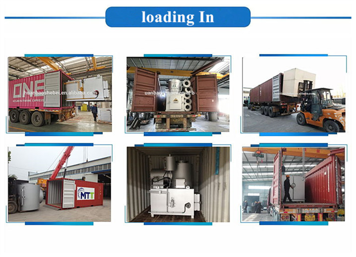 Seaworthy 500KW WFS-500 Type Hospital and Household Waste Incinerator with Standards