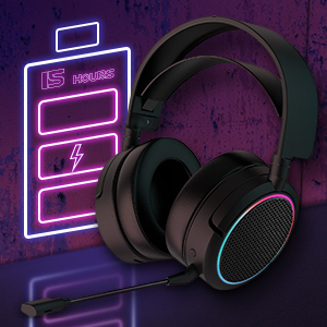 NO Active Noise Cancellation Wireless Gaming Headphones X3 Pro 2.4G 7.1 Headset for PC
