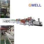 LVT Wood Plastic Floor Extrusion Line LVT Flooring Production Machine Twin Screw
