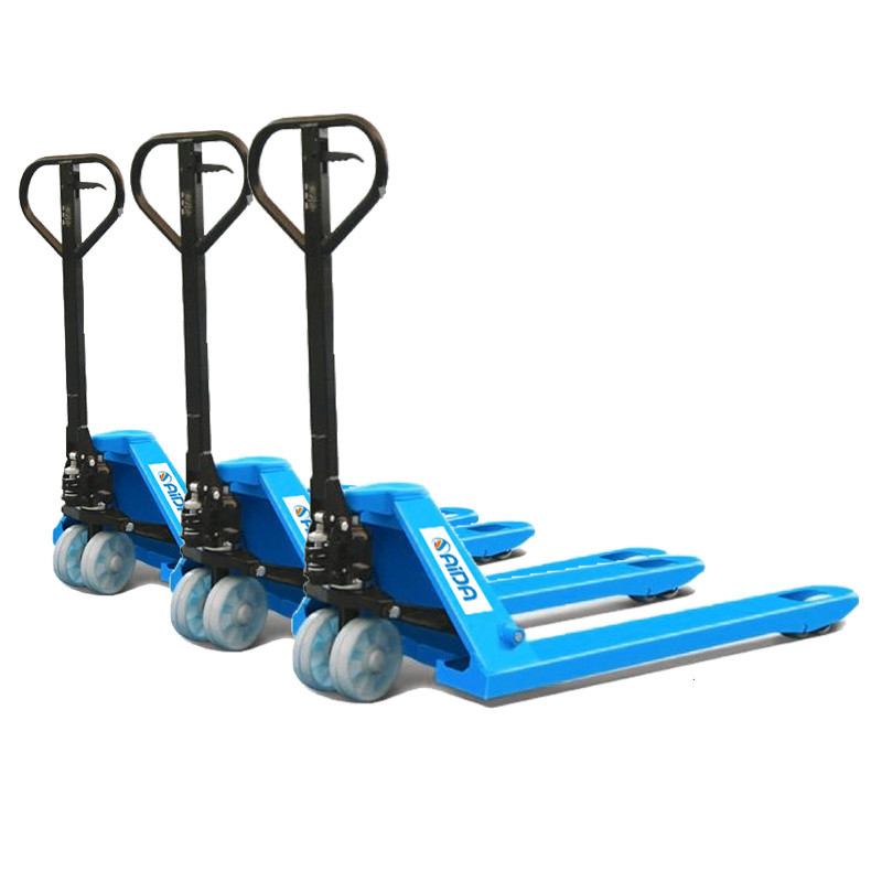 2ton Hand Manual Pallet Truck Hydraulic Jack Forklift with 48-72 inches Overall Length