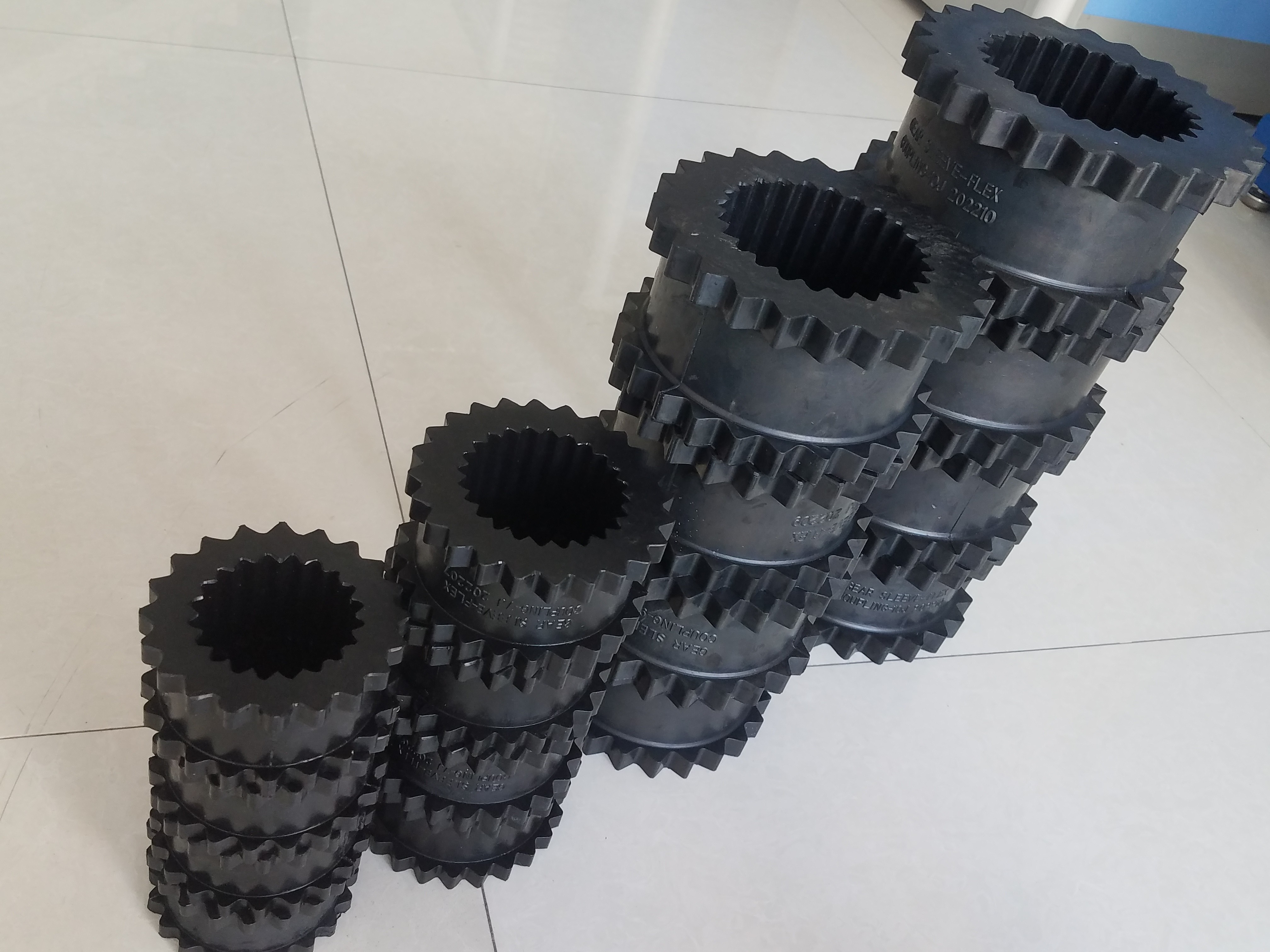 3j - 11j Gear Coupling / Polyurethane Coupling for Air Compressor OEM