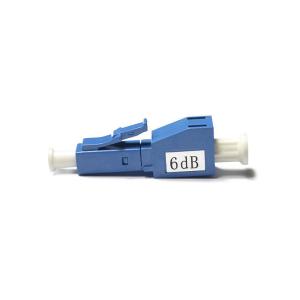 China 1310nm / 1550nm Lc Single Mode Attenuator , Blue Stepped Attenuator With FTTX wholesale
