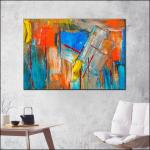 Unframed Handmade Oil Nature Abstract Canvas Paintings For Livingroom Unique