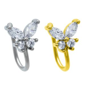China Nose Cuff Non Piercing Gold Clip on Nose Rings for Girls Fake Piercing Jewelry wholesale