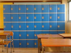 China ABS Material Small Gym Lockers 8 Comparts 1 Column 1810 * 310 * 460mm wholesale
