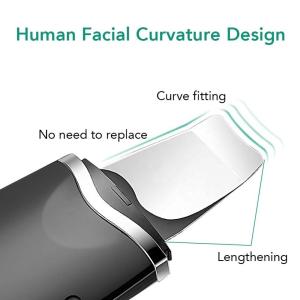 China Professional Ultrasonic Skin Scrubber Sonic Microdermabrasion Silicone Pore Scrubber wholesale