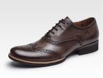 Handmade Mens Leather Tassel Loafers , Banquet Mens Leather Smoking Slippers