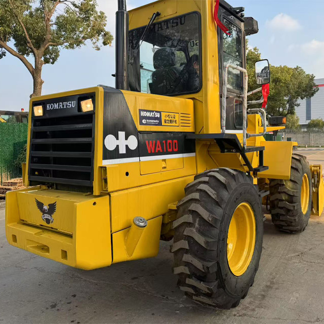 Reliable Komatsu WA100 Used Loader Durable and High Performance Komatsu Loader Komatsu Construction Equipment