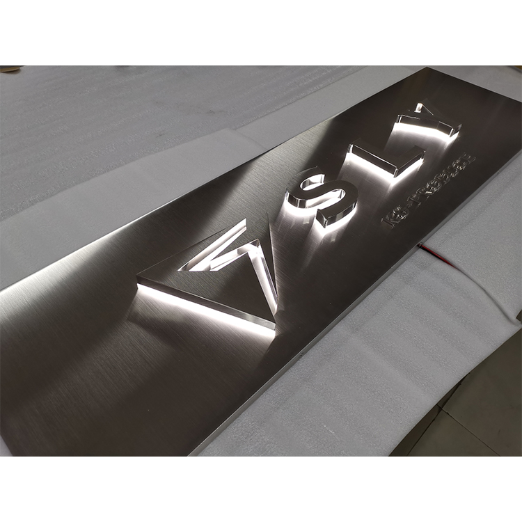 LED Luminous Character Acrylic Billboard Stainless Steel Metal Luminous Character 3D LED Sign