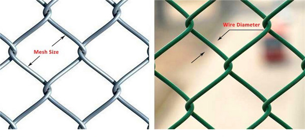 Galvanized Chain Link Fence / PVC Coated Chain Link Fence