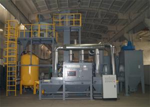 China Titanium Plate Pressure Sand Blasting Cabinet , 16 Pcs Gun Abrasive Blast Systems wholesale