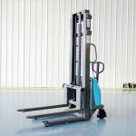 Hydraulic Hand Semi Electric Pallet Stacker 4000mm Lift Height Warehouse Use