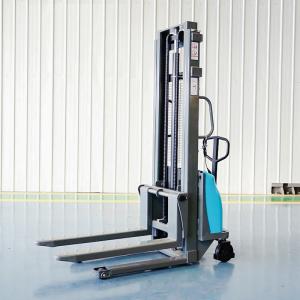 China Manual Semi Electric Pallet Stacker Forklift 1500kg Hydraulic Explosion Proof wholesale