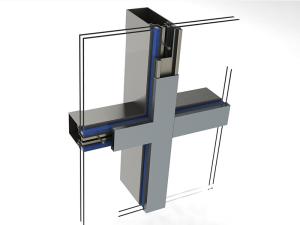 China Explosion Resistant Aluminum Curtain Wall Panels Safety Operation Antiwear wholesale