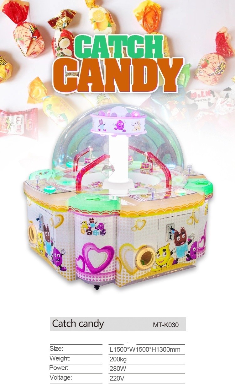 Sweet Land 4 Gift Vending Machine Coin Operated Candy Crane Electronic