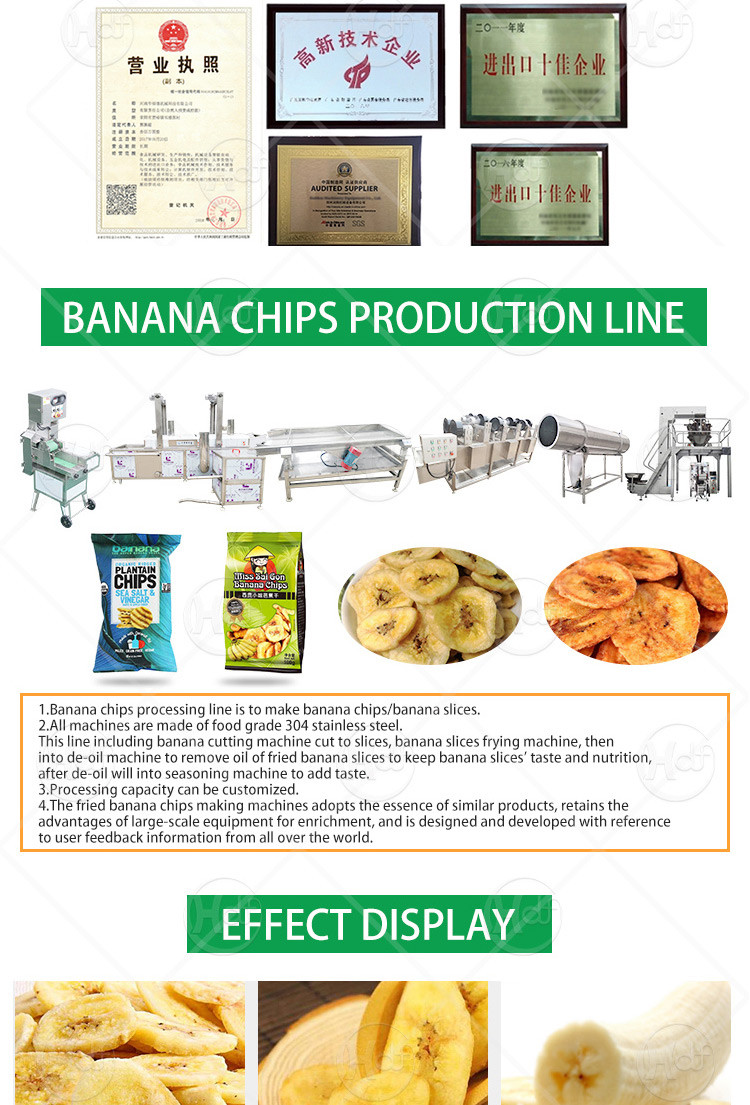 Maquina De Fazer Automatic Banana Chips Machine 30-200kg/h