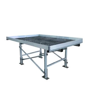 China Anti Tilt 4*12ft 5*16ft Hydroponic Rolling Benches For Greenhouse wholesale