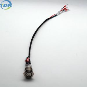 China YDR Waterproof Metal button Switch And Outlet Wiring 200mm Length wholesale