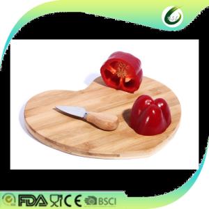 China heart shape cutting board chopping board price wholesale
