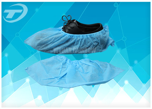 OEM Blue SPP Nonwoven Medical Shoe Covers 15*39cm For Protection Use