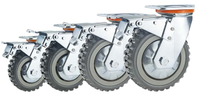 4inch 5inch 6inch 8inch Heavy Duty Rubber Free Caster