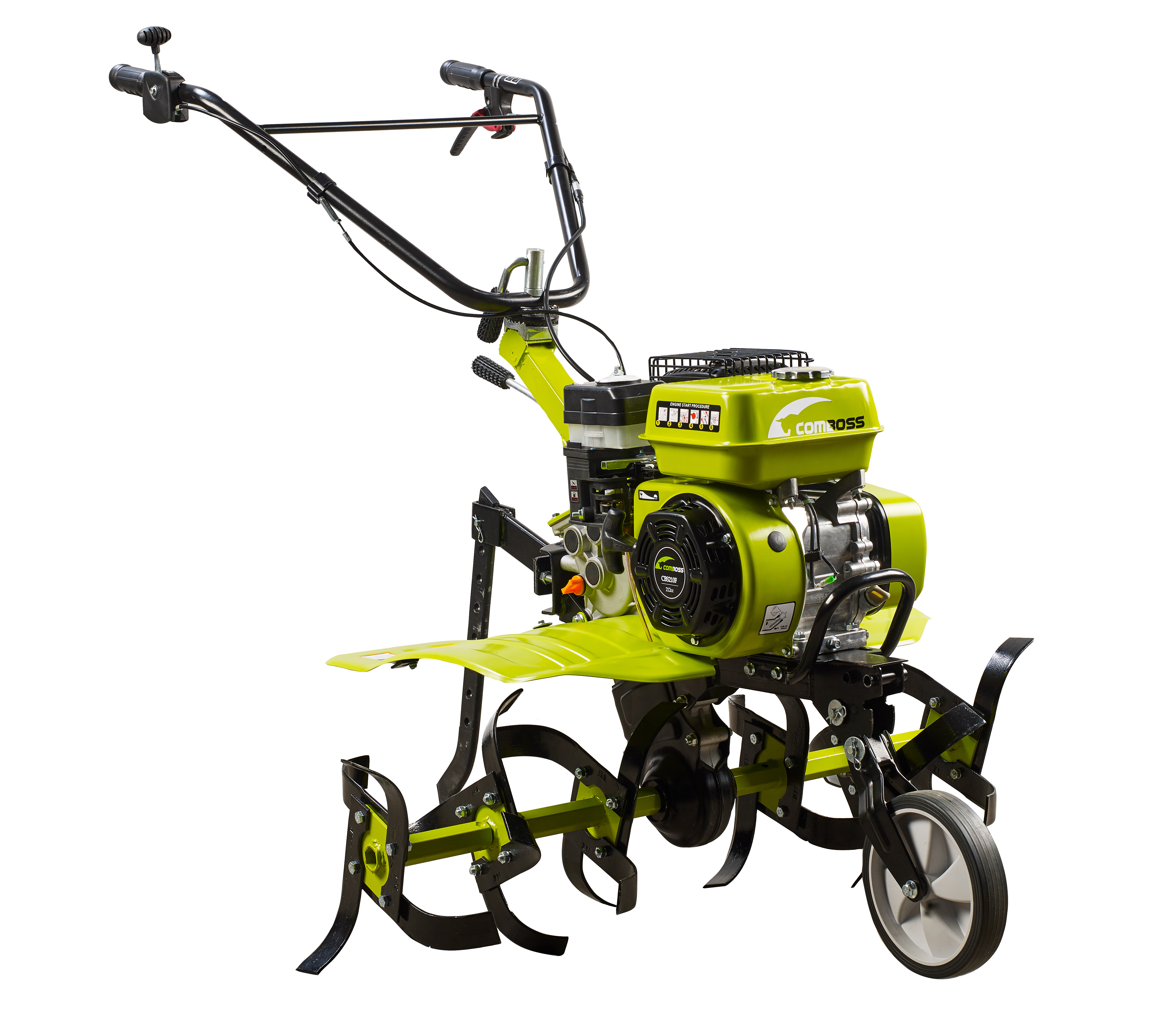 92KG 7Hp 212 cc Farm Mini Diesel Motocultor Power Tiller Two Wheel Rotary Cultivator Tractor