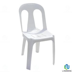 China Nestable Armless Plastic Chair Ergonomic Plastic Dinning Chair wholesale
