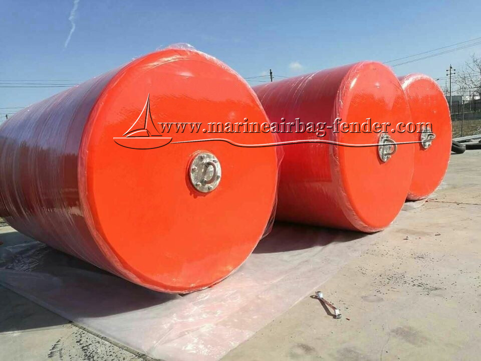 Marine / Offshore Polyurethane Foam Filled Boat Fenders With Good Chemical Resistance