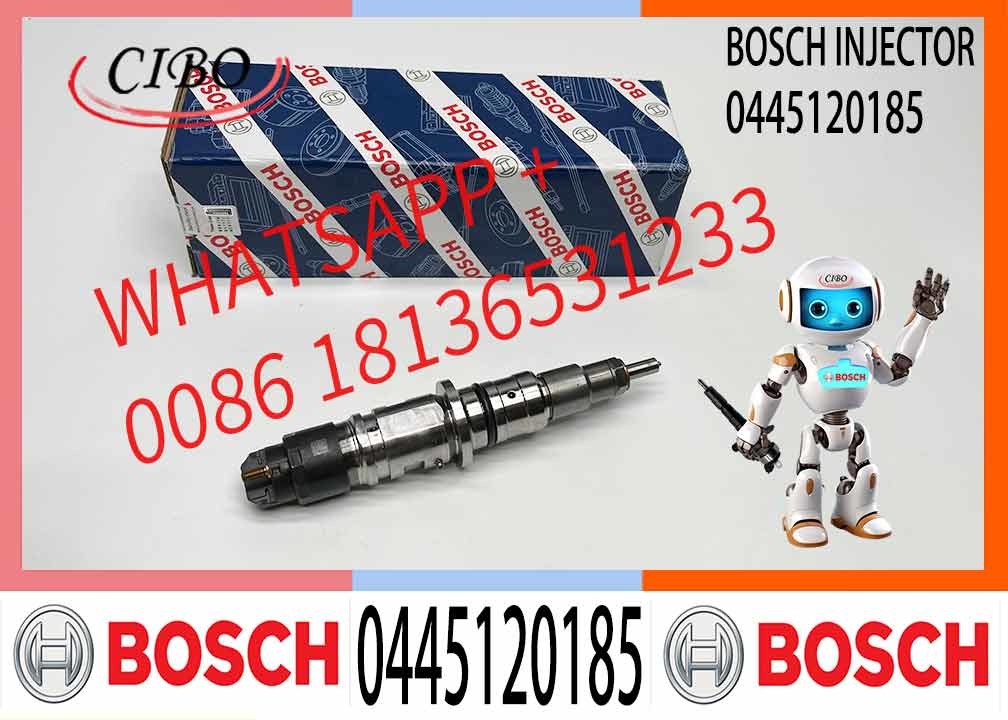 High Performance Fuel Injector 0445120185 Diesel Car Common Rail Injector 0445120185 for CUMMINS 6.7L Engine