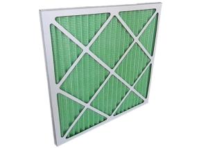 China Low Resistance Pleated Panel Air Conditioner Air Filters HVAC For Primary Filtration wholesale