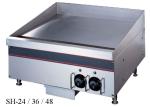 Table Top Restaurant Cooking Equipment Smooth / Ribber Stainless Steel Electric
