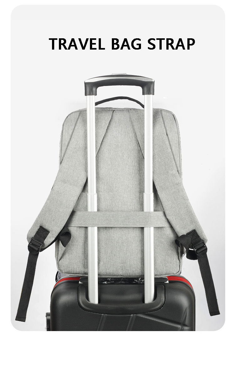 Sympathybag New Backpack Men's Business Computer Bag Large Capacity Usb Charging Backpack Leisure School Bag