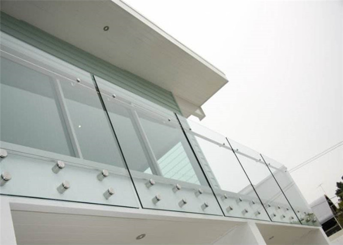 Different Thickness Edge Polished Clear Laminated Safety Glass For Construction Glass Sample Available